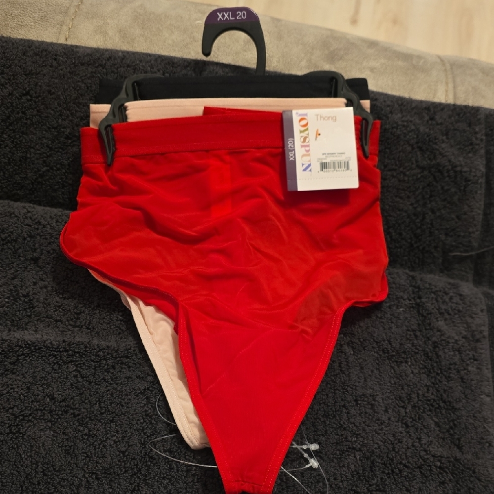Joyspun Thong Pack Of Three Size XXL New In Package
